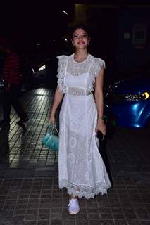 Jacqueline Fernandez snapped at Rubaru Roshni screening