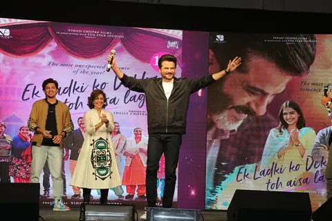 Anil Kapoor and Darshan Raval at NMIMS