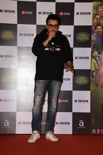Dinesh Vijan at Lukka Chuppi trailer launch
