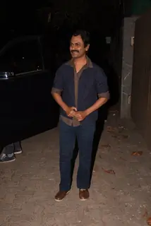 Nawazuddin Siddiqui spotted at Thackeray movie screening