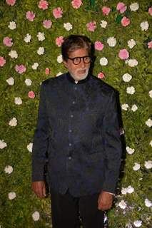 Amitabh Bachchan at Amit Thackeray's reception