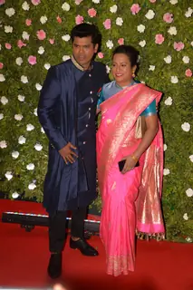 Siddharth Jadhav at Amit Thackeray's reception