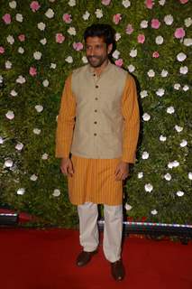 Farhan Akhtar at Amit Thackeray's reception