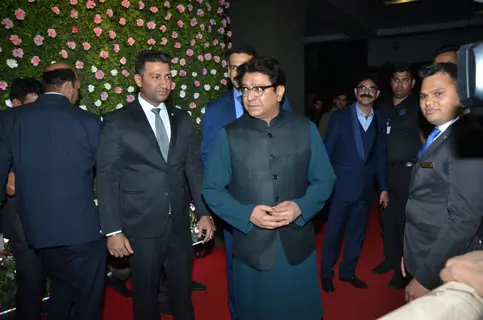 Raj Thackeray at Amit Thackeray's reception