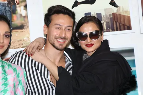 Reakha and Tiger Shroff at Dabboo Ratnani calendar 2019 launch