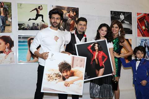 Kartik Aaryan and Sunny Leone at Dabboo Ratnani calendar 2019 launch