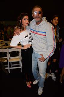 Chunky Pandey and Kanika Kapoor snapped at Lakme Fashion Week
