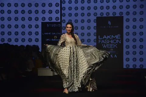 Karisma Kapoor snapped at Lakme Fashion Week