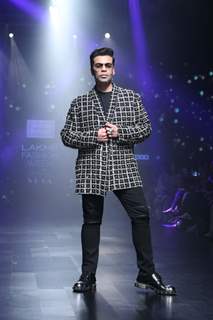 Karan Johar snapped at Lakme Fashion Week