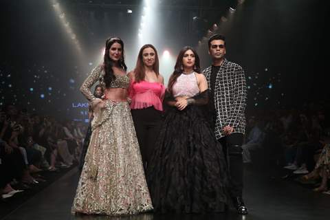 Isabelle Kaif, Bhumi Pednekar, Karan Johar snapped at Lakme Fashion Week