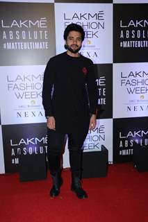 Jackky Bhagnani snapped at Lakme Fashion Week