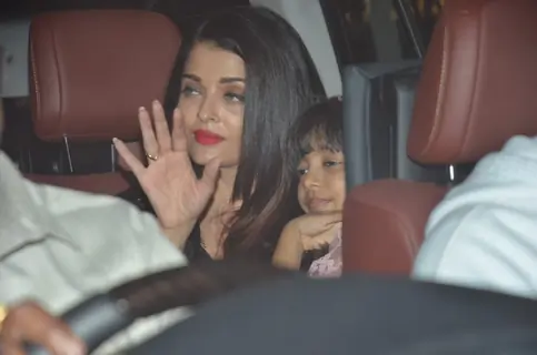 Aishwarya Rai Bachchan at Abhishek Bachchan's birthday bash