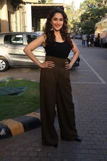 Madhuri Dixit of Total Dhamaal promoting the film