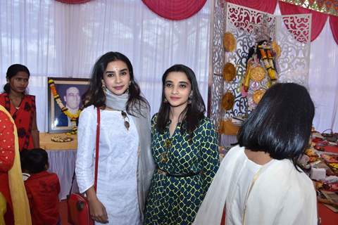 Patralekha at Anurag Basu's Saraswati Pooja