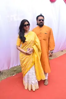 Sakshi Tanwar at Anurag Basu's Saraswati Pooja