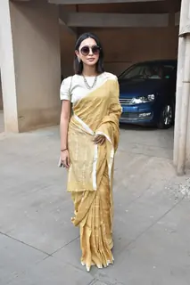 Sayani Gupta at Anurag Basu's Saraswati Pooja