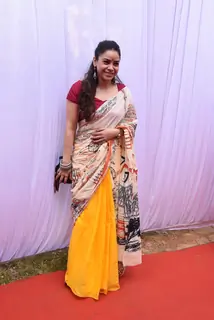 Sumona Chakravarti at Anurag Basu's Saraswati Pooja