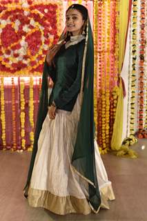 Ashi Singh aka Naina at Sangeet ceremony of Sameer and Naina from Yeh Un Dinon Ki Baat Hai