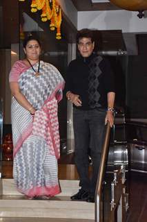 Smriti Irani and Jeetendra at Ekta Kapoor baby's naming ceremony