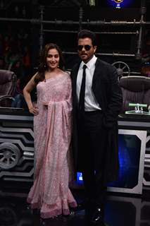 Anil and Madhuri at promotions of Total Dhamaal