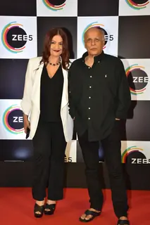 Mahesh Bhatt and Pooja Bhatt snapped at Zee5 Event