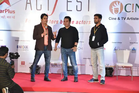 Ahmed Khan snapped at CINTAA Act Fest