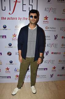 Karanvir Sharma snapped at CINTAA Act Fest