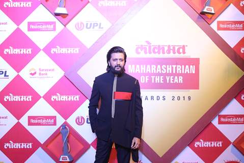 Riteish Deshmukh snapped at Lokmat Awards