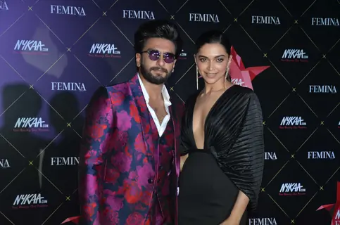 Ranveer and Deepika at Nykaa Femina Beauty Awards 2019