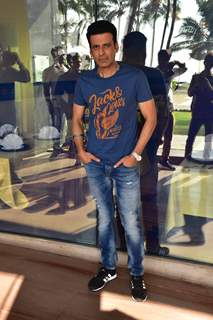 Manoj Bajpayee snapped at Sonchiriya Promotions