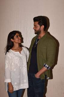 Pranutan Bahl and Zaheer Iqbal at the promotions of Notebook