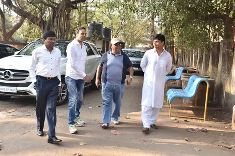 Satish Kaushik Spotted at Raj Kumar Barjatya's Funeral