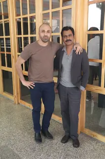 Nawazuddin Siddiqui and Ritesh Batra at the promotions of Photograph