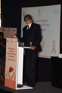 Amitabh Bachchan at National Viral Hepatitis Control program