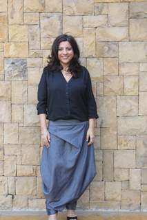 Zoya Akhtar on a promotional spree for 'Made In Heaven'!