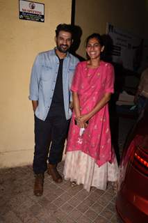 Kubbra Sait and Sohum Shah at Sonchiriya special screening