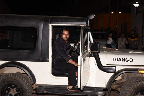 Bollywood celebrity Harshvardhan Rane at the screening of Badla!