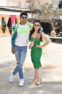 Abhimanyu Dassani and Radhika Madan at the promotions of Mard Ko Dard Nahi Hota