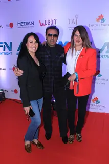 Ayesha Shroff and Gulshan Grover at Matrix Fight night!