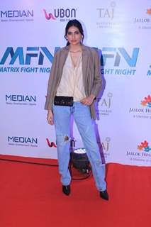 Athiya Shetty snapped at Matrix Fight night!