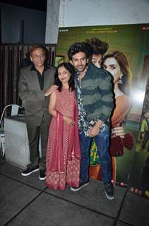 Kartik Aaryan snapped with parents at the Luka Chuppi success bash!