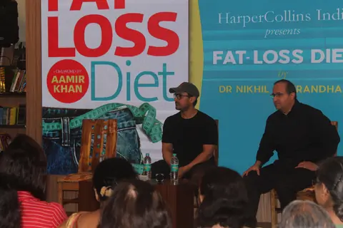 Aamir Khan snapped at a Book Launch