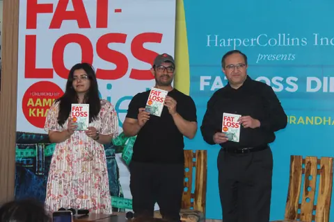 Aamir Khan snapped at a Book Launch