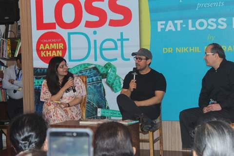 Aamir Khan snapped at a Book Launch