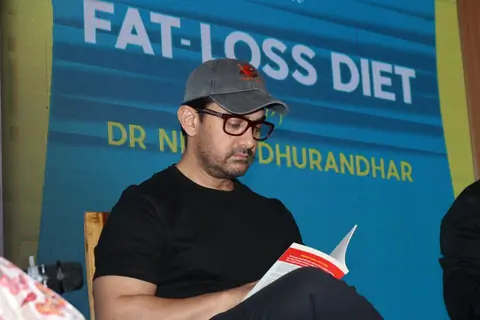 Aamir Khan snapped at a Book Launch