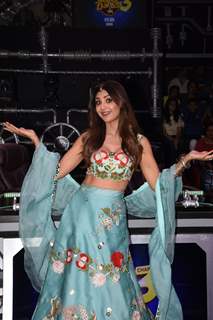 Shilpa Shetty on the sets of Super Dancer 3!