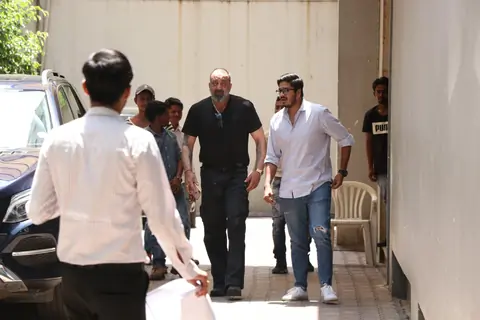 Sanjay Dutt snapped around Mumbai