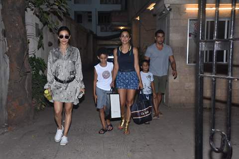 Malaika and Amrita Arora snapped around Mumbai