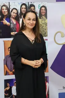 Soni Razdan snapped at the launch of Reel or Real season 3