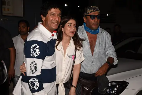 Jackie Shroff with Chunkey Pandey